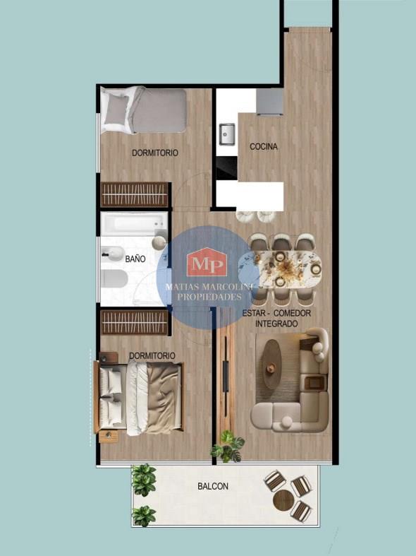 Departamento en Villa Urquiza